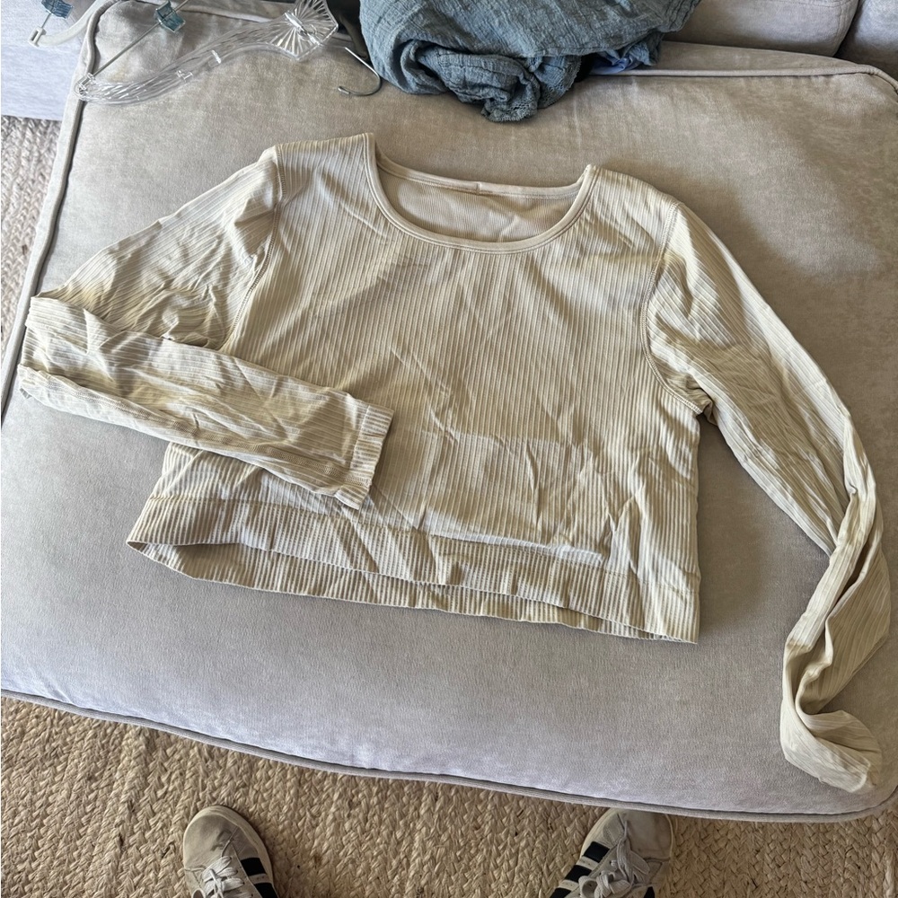 Lululemon Ebb to Street Long Sleeve in Opal